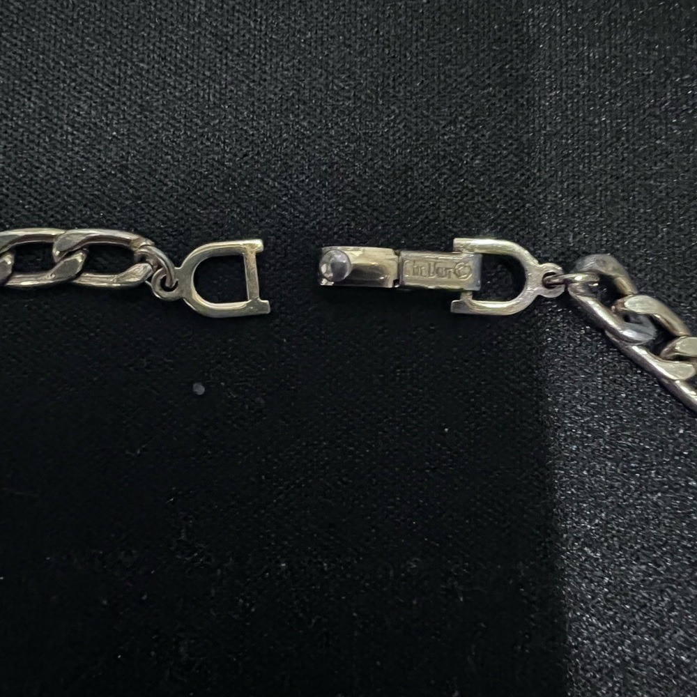 Vintage Christian Dior Crystal & Gold Choker Necklace Made in Germany - Picture 9 of 10